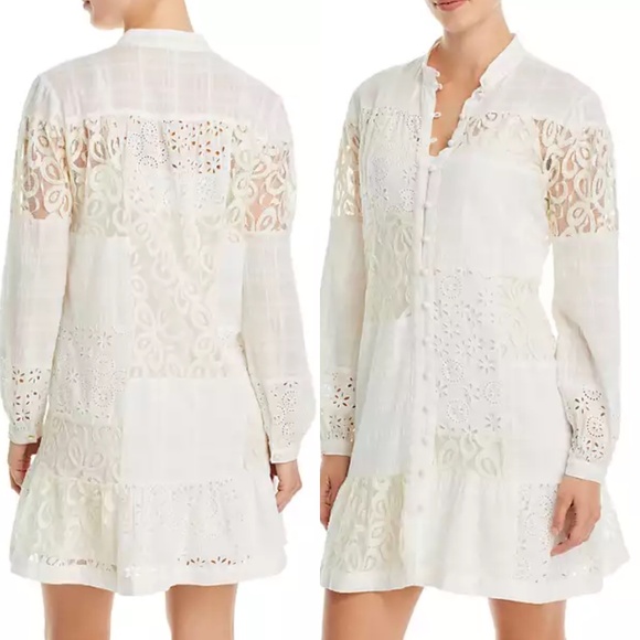 Johnny was Chet lace eyelet mini dress FINAL PRICE NO OFFERS - Picture 3 of 7